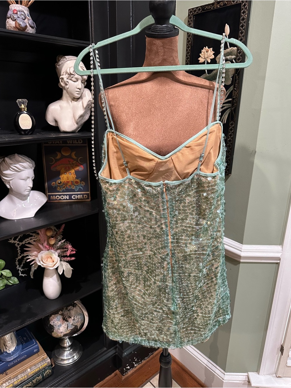 Fashion Nova “Mermaid Kisses” Sequin Mini Dress – Mint – Size XL – NWOT - Picture 10 of 14